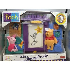 VINTAGE DISNEY WINNIE THE POOH FISHER PRICE TALKING MAGNA DOODLE NIB 1999